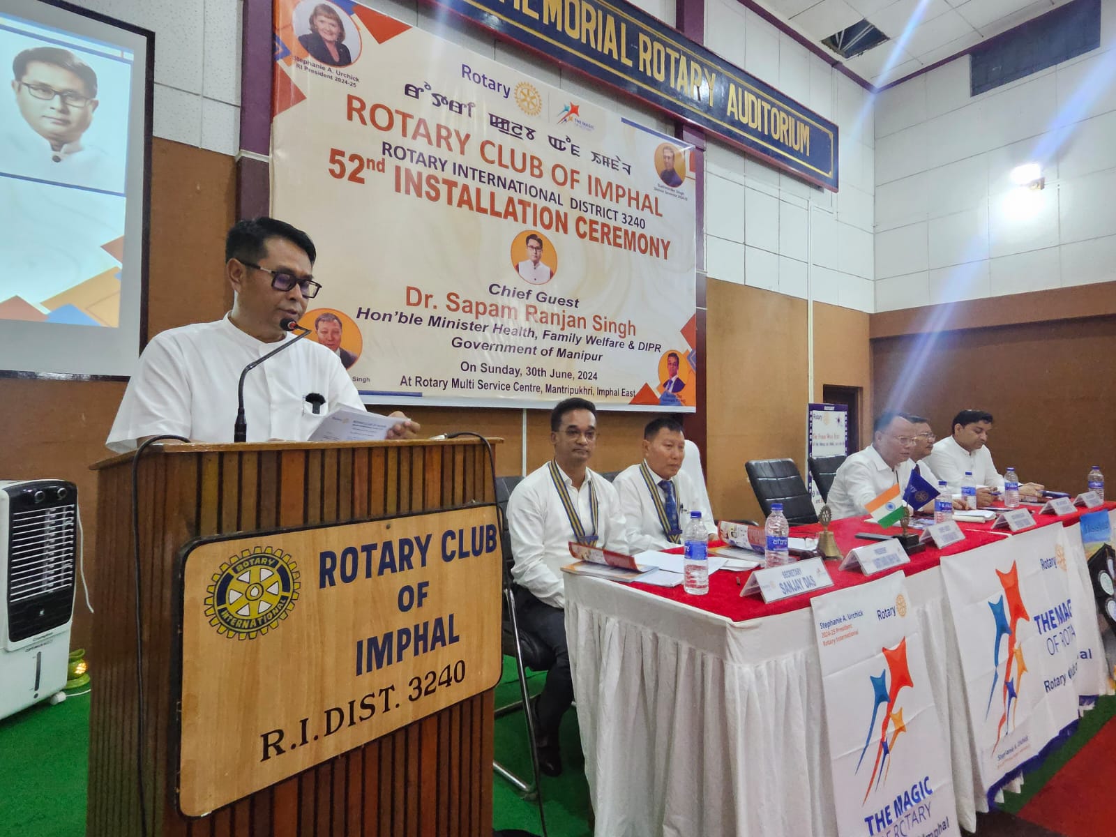 Read more about the article 52nd Installation Ceremony of Rotary Club of Imphal (30th June’2024)