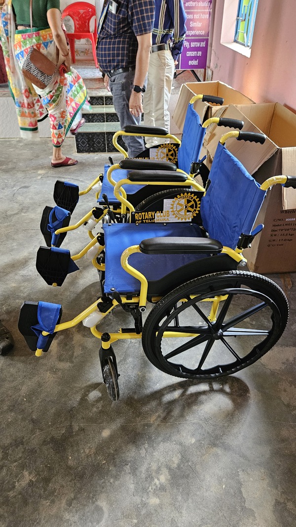 Read more about the article Wheel chair distribution