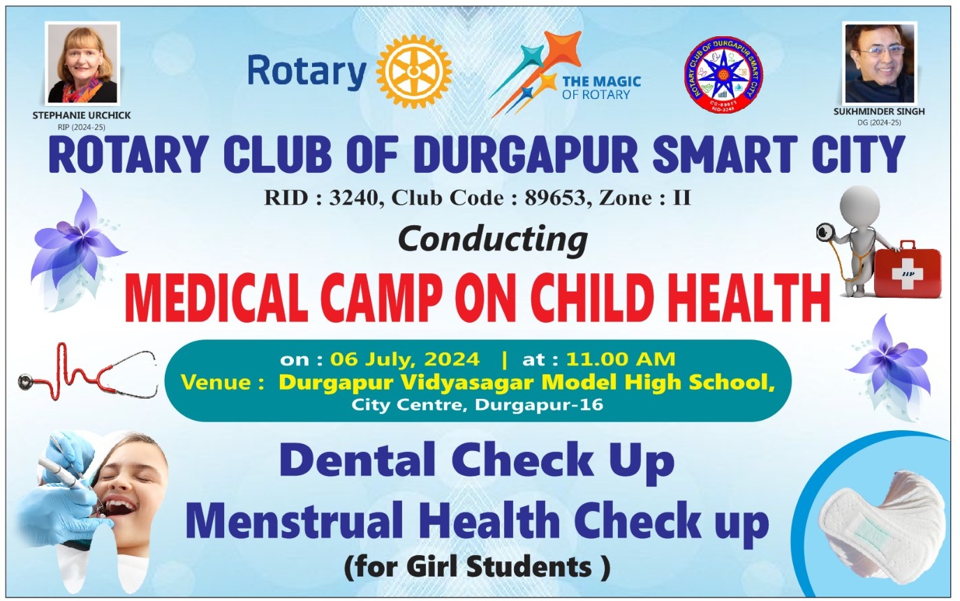 Read more about the article Medical Camp on Child Health (Dental Check up and Menstrual health Check up for girls student)