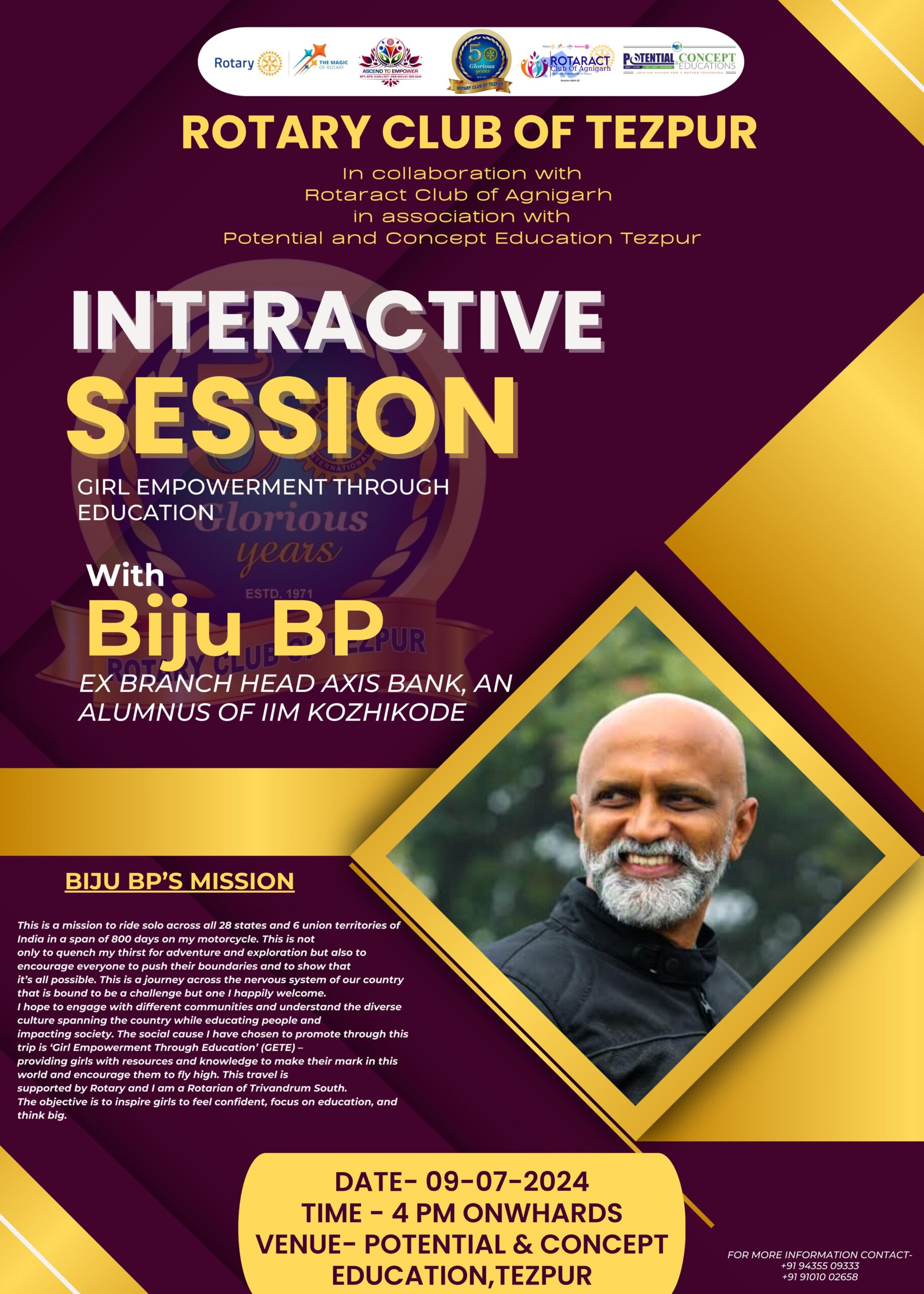 Read more about the article Biju BP Talk at Concept Education