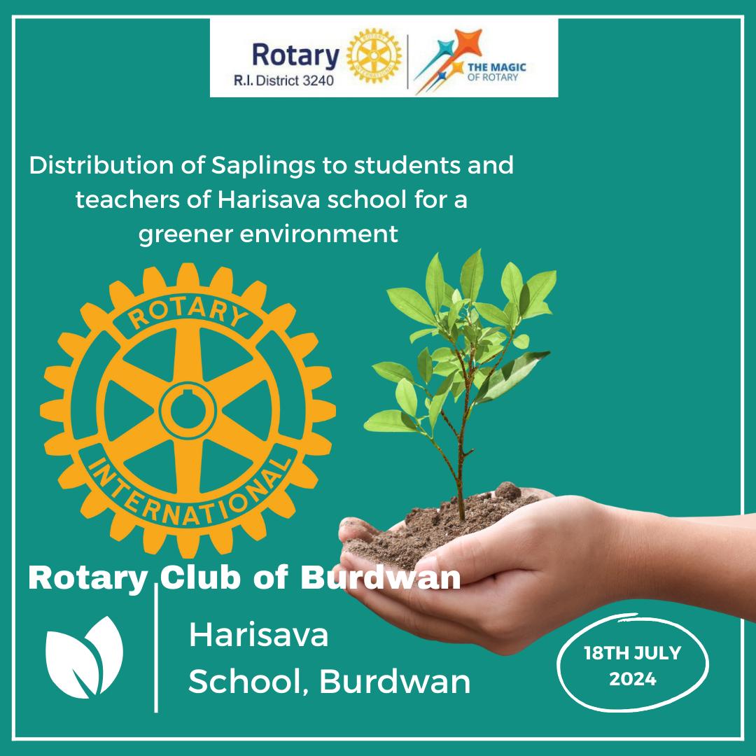 Read more about the article SAPLINGS DISRTIBUTION ON 18TH JULY,2024