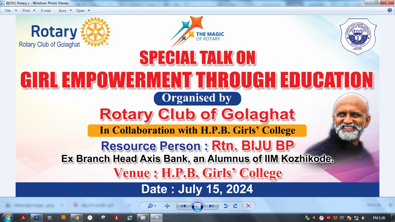 Read more about the article Special Lecture Program on Girl Empowerment through Education