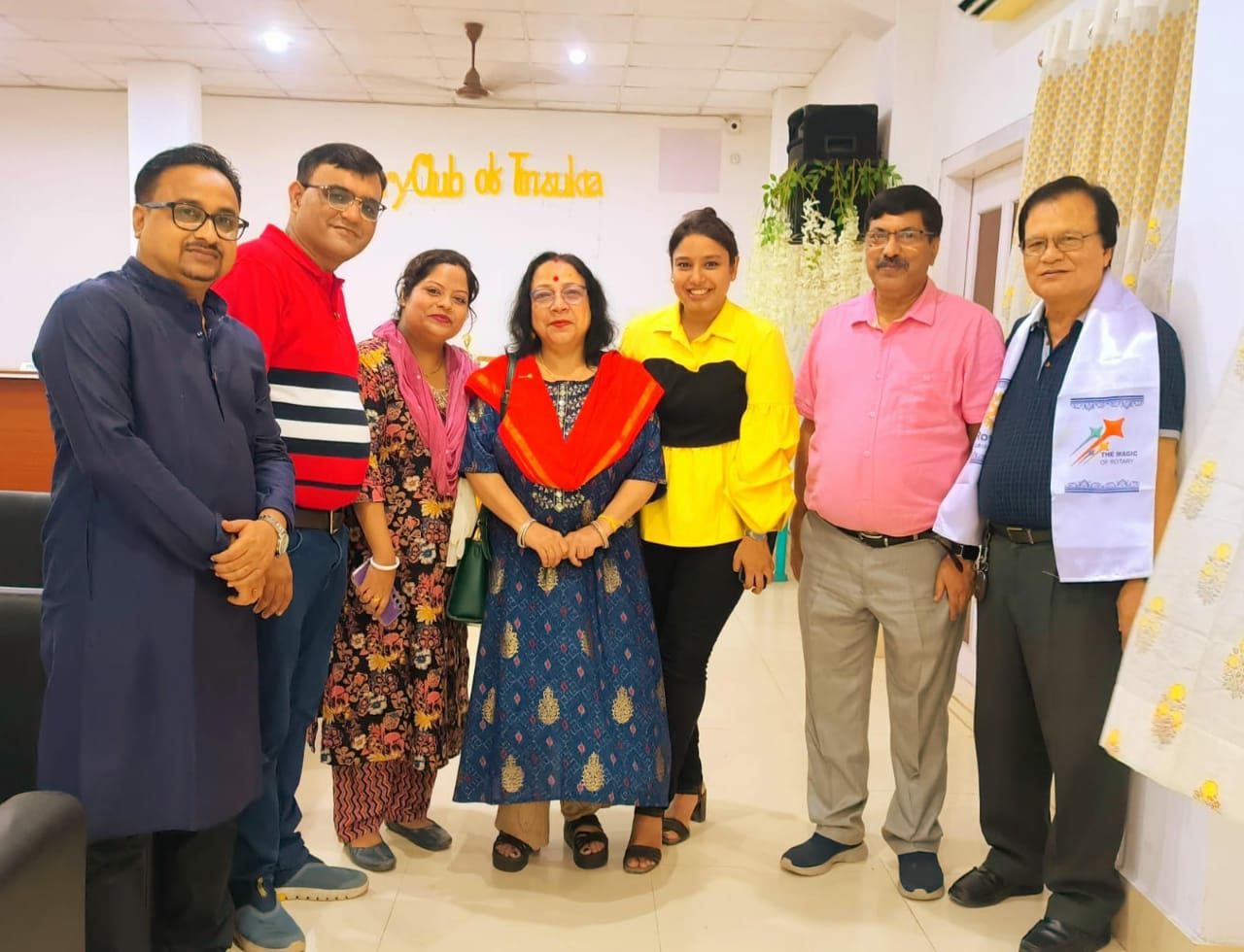 Read more about the article GOODWILL VISIT TO ROTARY CLUB, TINSUKIA