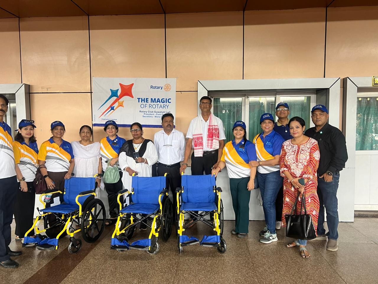 Read more about the article WHEELCHAIR DONATED AT GUWAHATI RAILWAY STATION