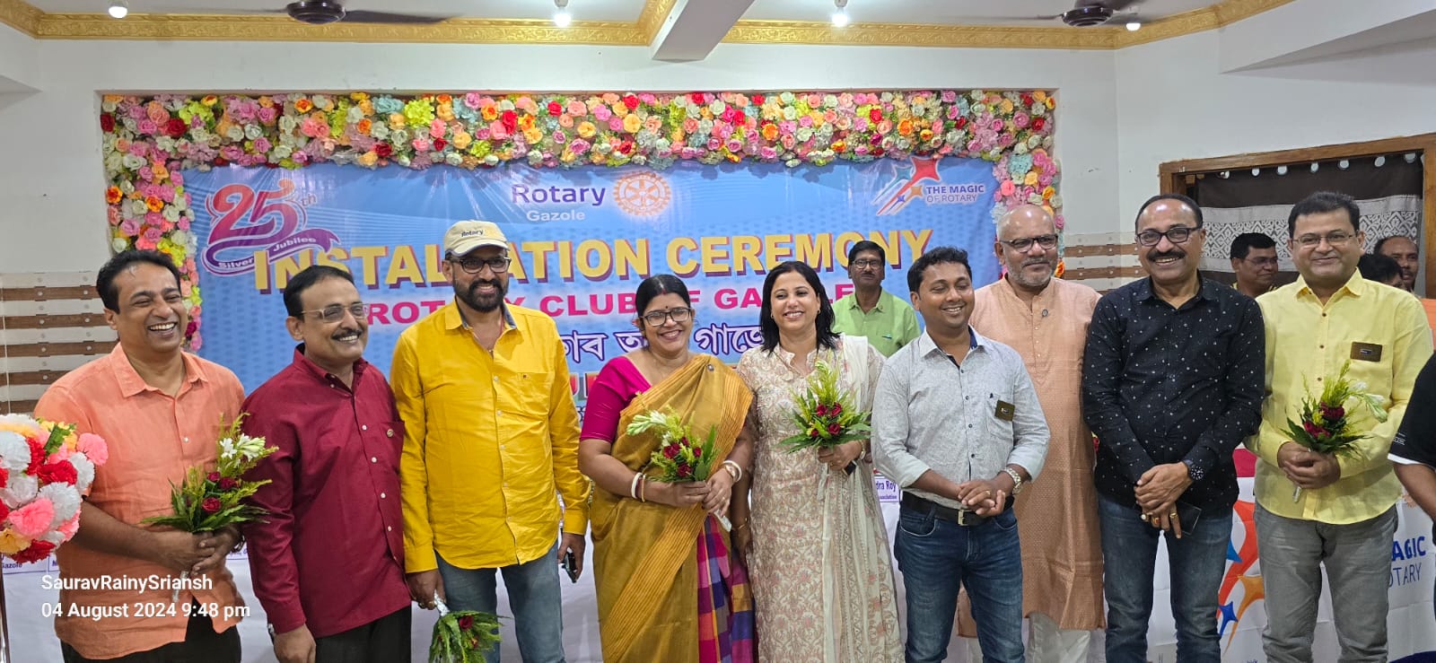 Read more about the article Attended Installation ceremony of Rotary club of Gazole