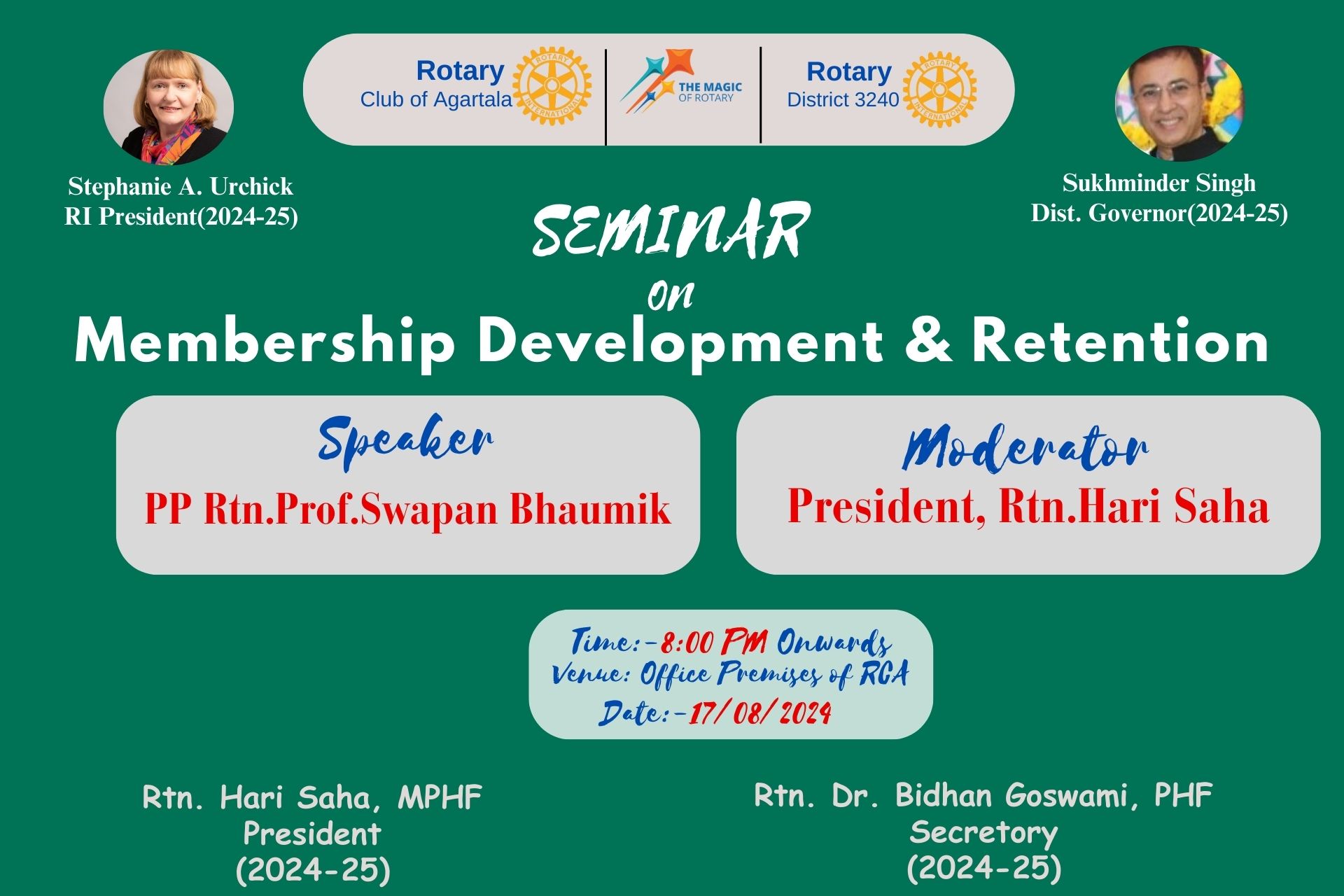 Read more about the article Seminar on Membership Development & Retention