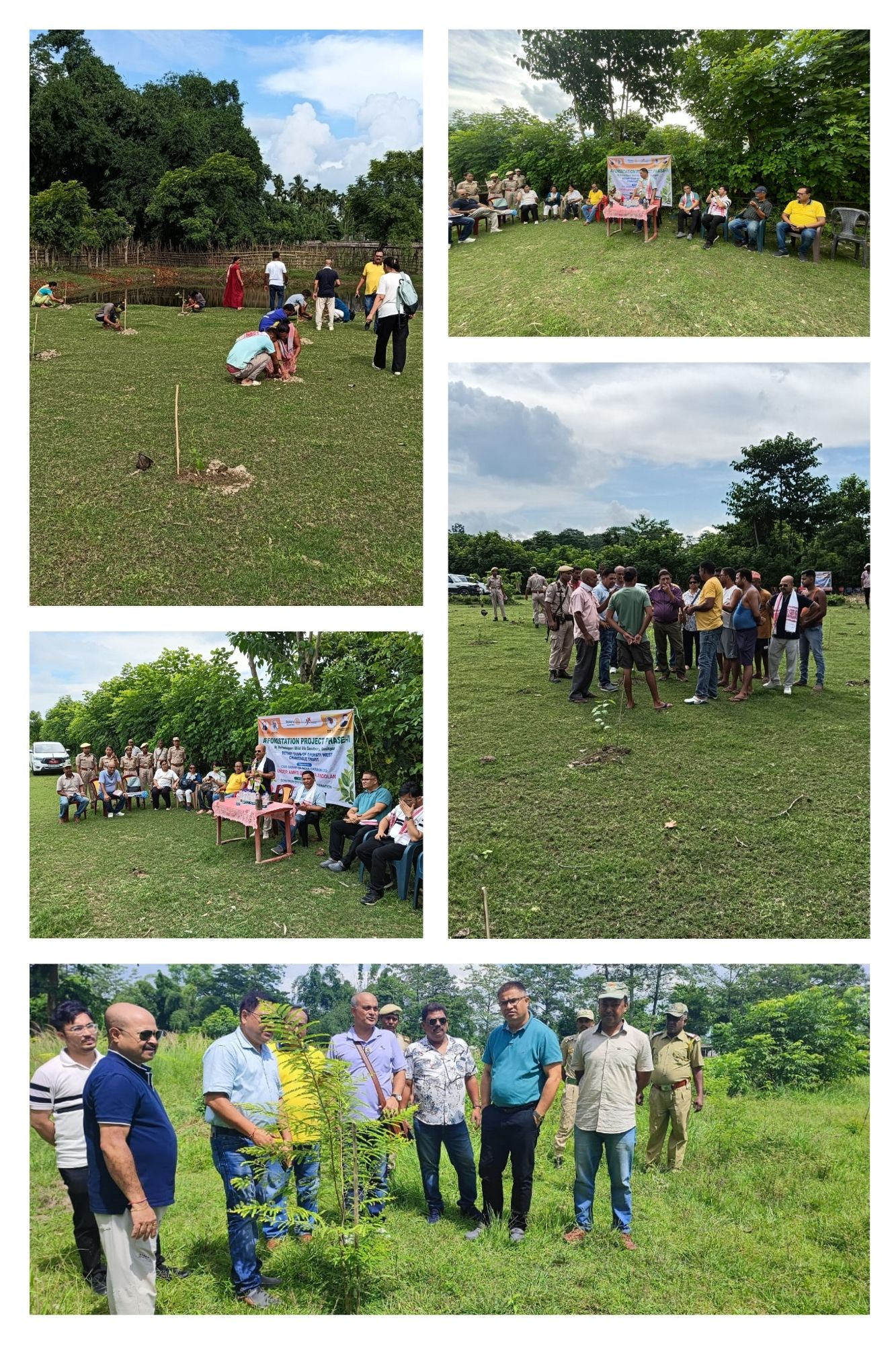 Read more about the article Afforestation Project Phase -2( Plantation Drive at Burhachapori Forest)