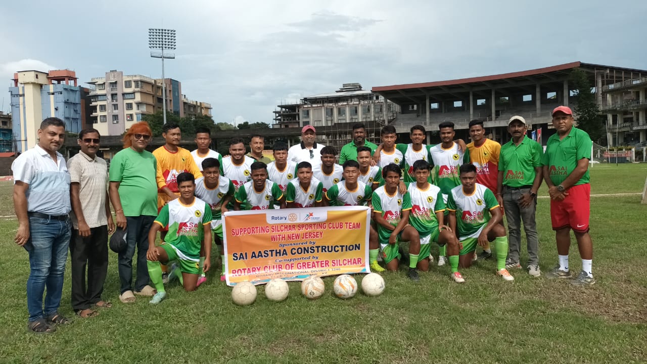 Read more about the article Sponsored Jersey for the players of a football team of Silchar Sporting Club