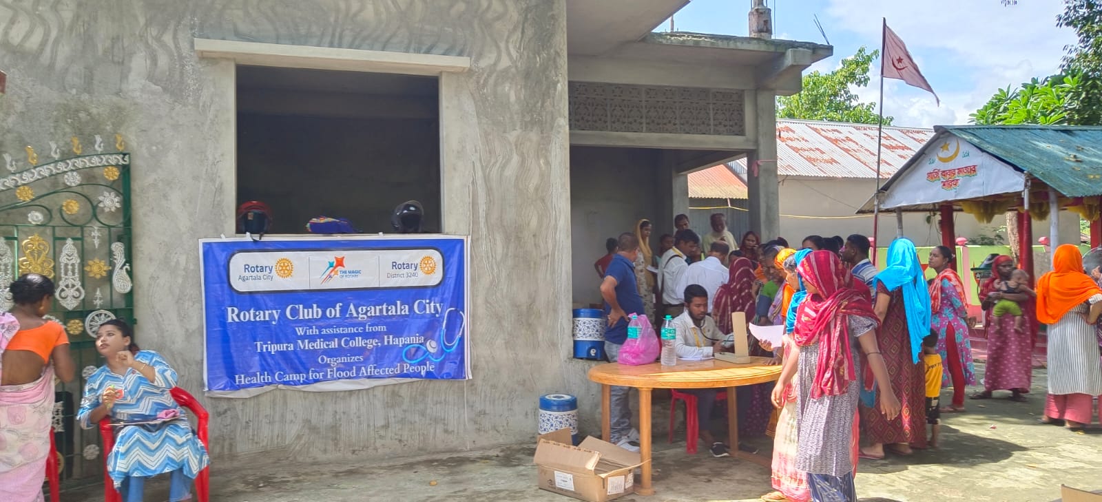 Read more about the article Health camp for the flood affected people