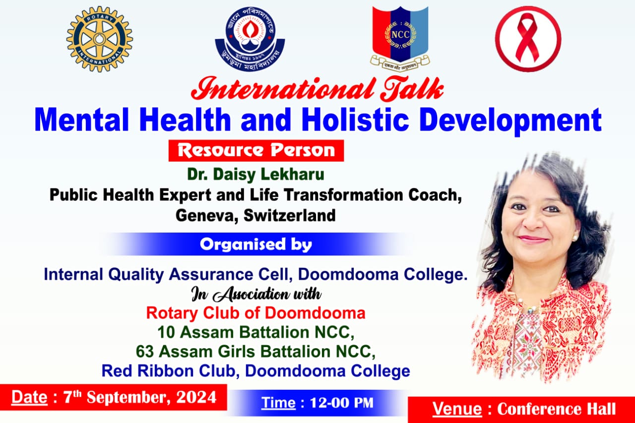 Read more about the article International Talk on Mental health and Holistic Development