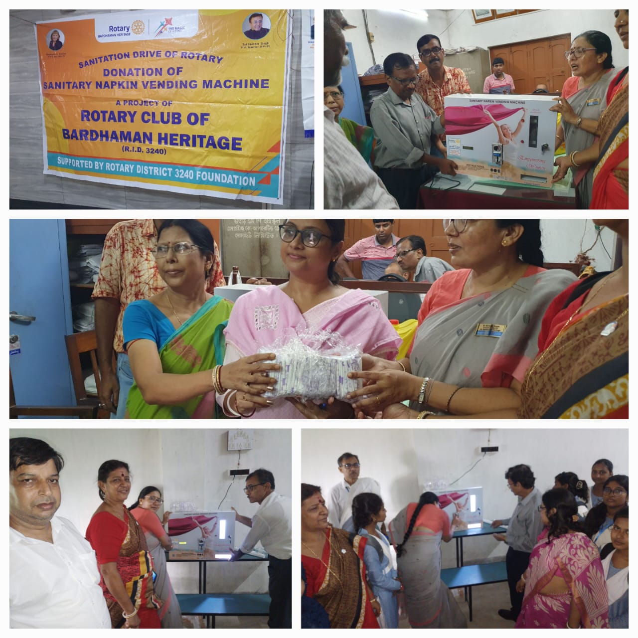 Read more about the article Women Empowerment by donation of Sanitary Napkin Vending Machine