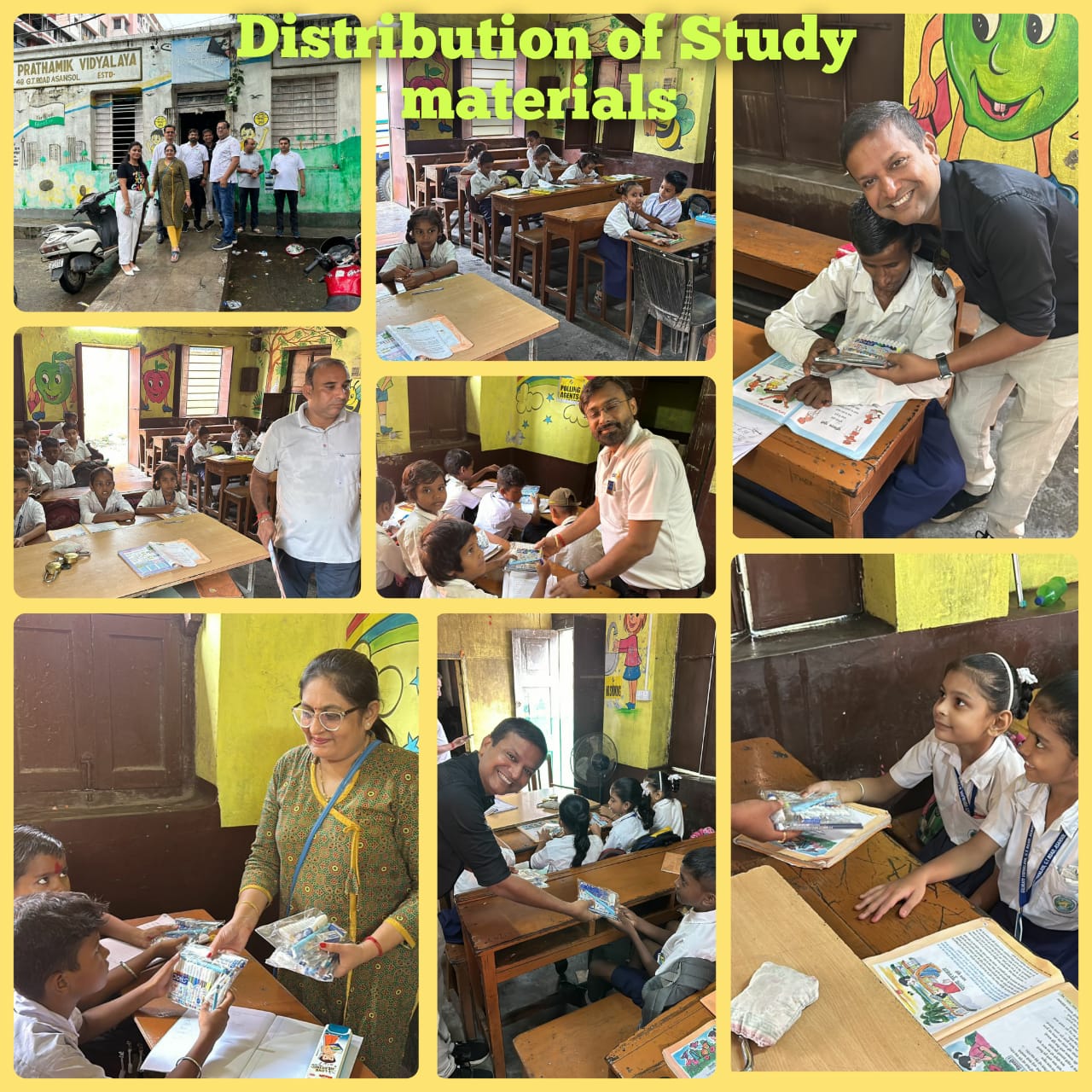 Read more about the article Distribution of Study material to the Students of Gujrati Prathamik Vidyalaya, Asansol