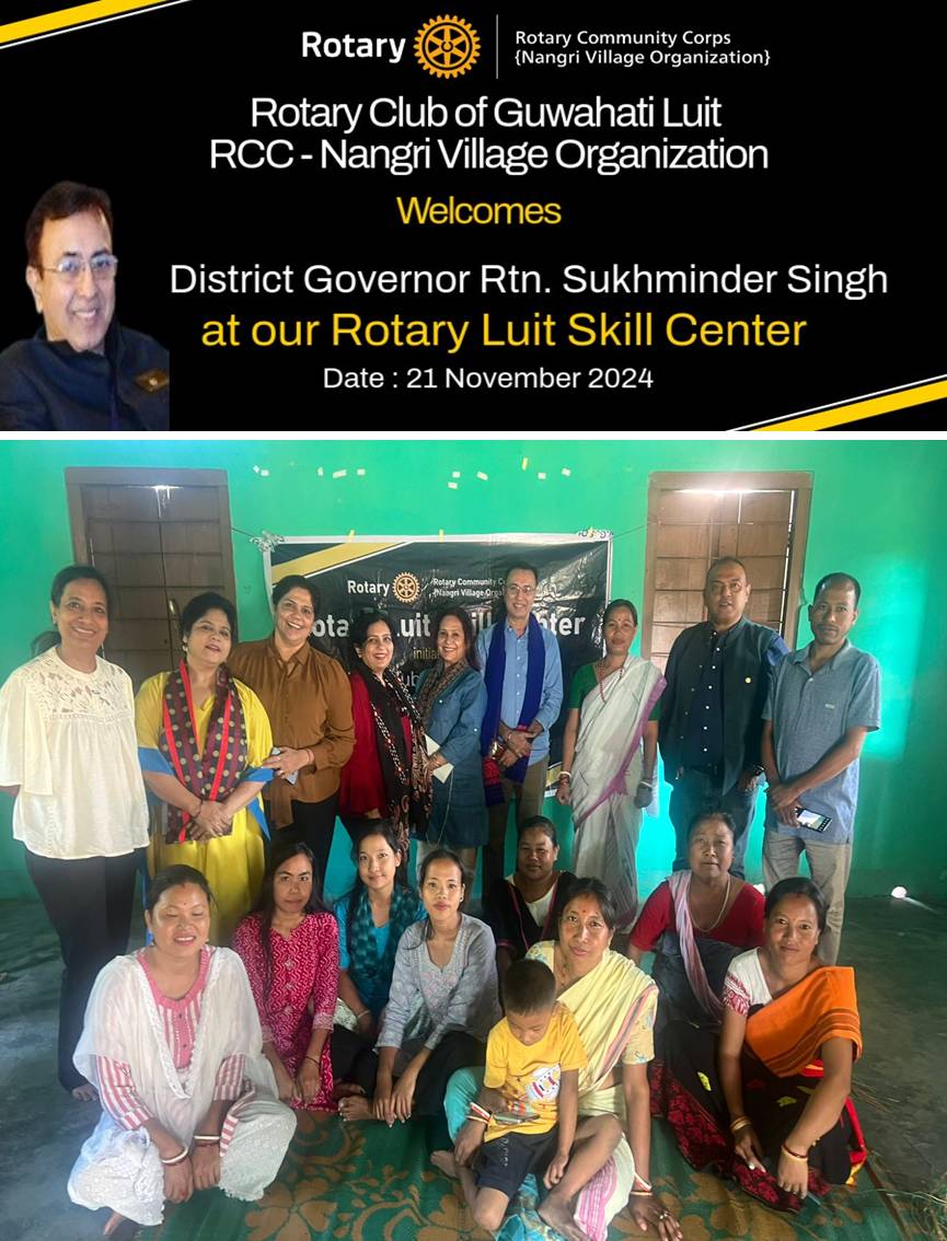 Read more about the article DG Visit at RCC ..on going sewing project