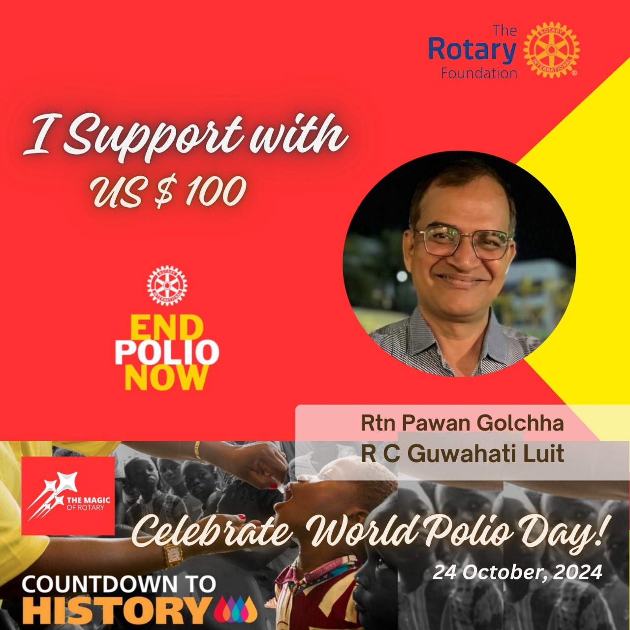 Read more about the article donation for polio fund