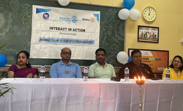 Read more about the article Charter Presentation to Interact Club of Tezpur Science Academy