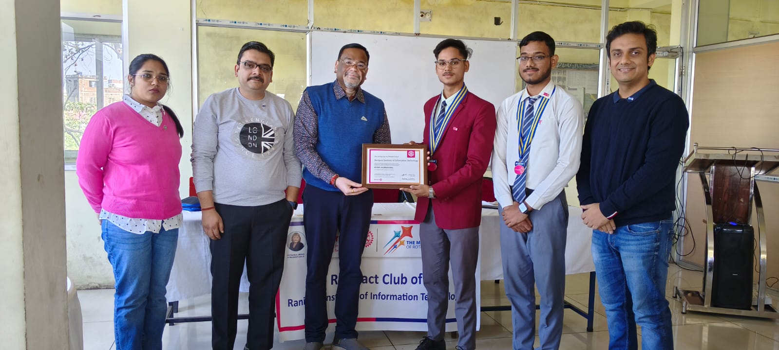 Read more about the article CHARTER HANDOVER CEREMONY OF ROTRACT CLUB-RIIT