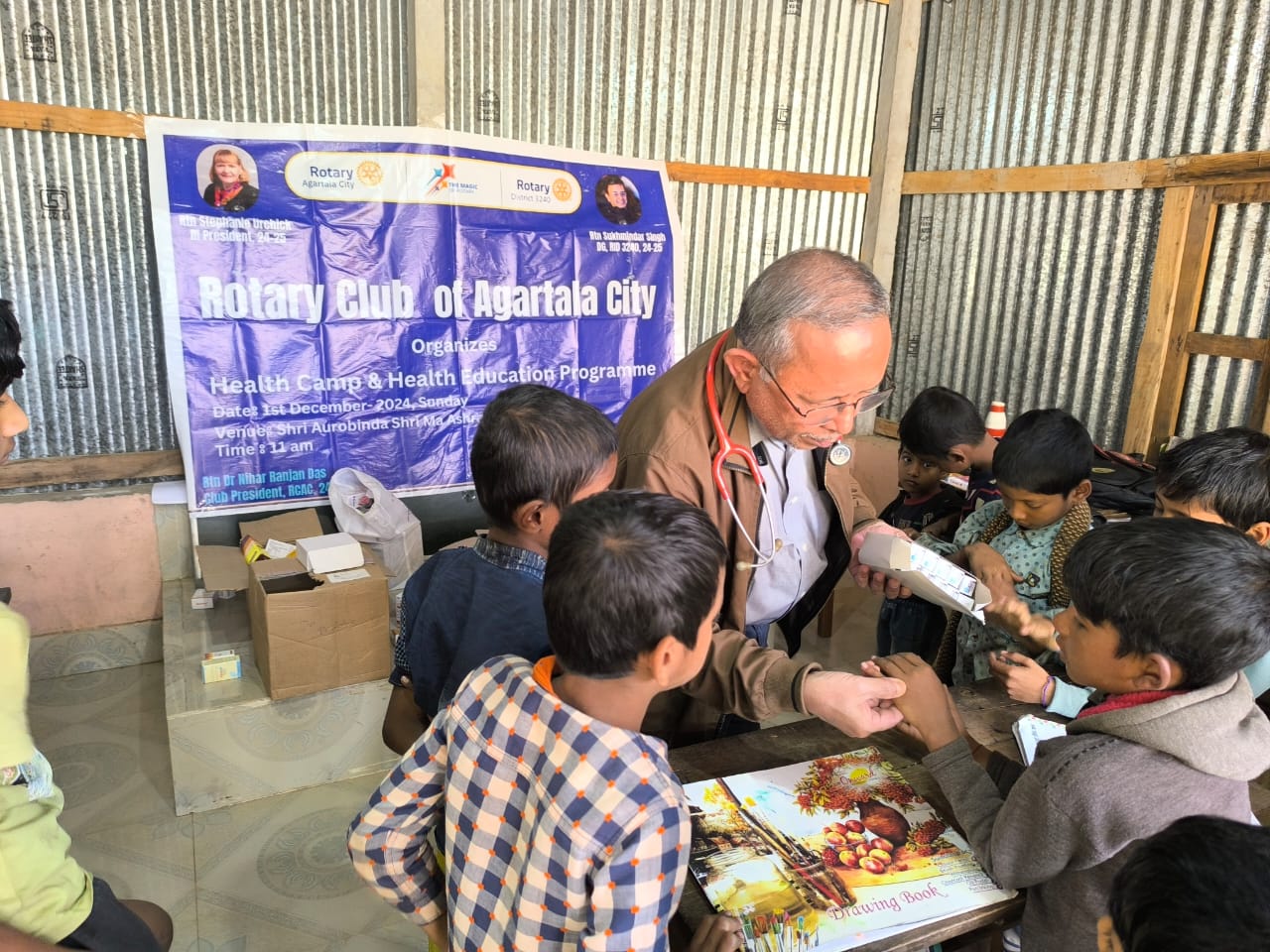 Read more about the article Health Camp at Aurobinda shishu ashram