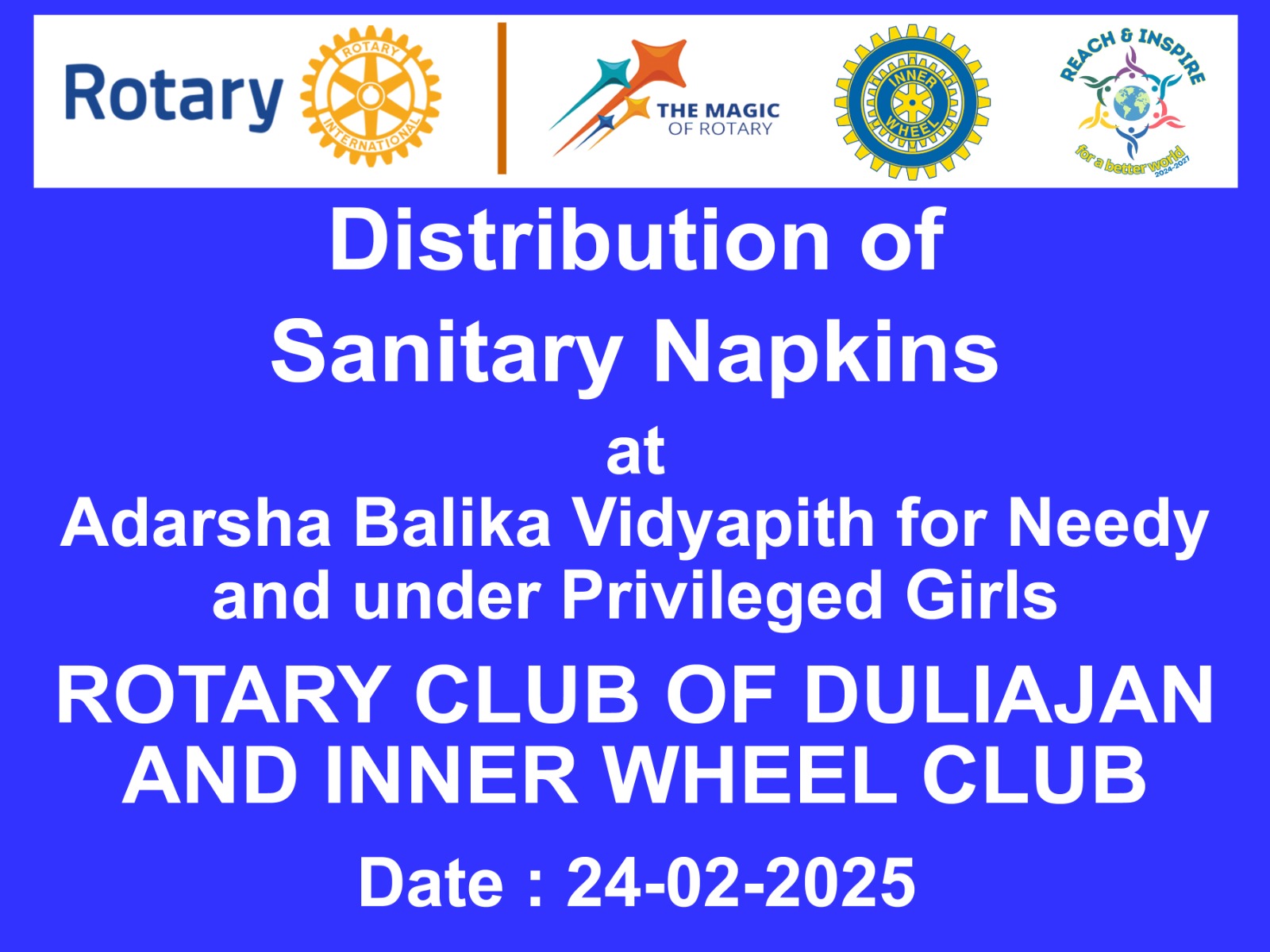 Read more about the article Sanitary pad distribution at Adarsha Balika Vidyapith