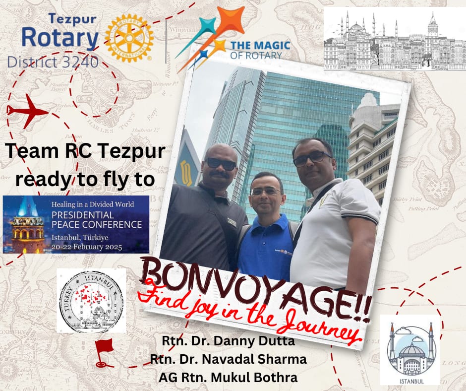 Read more about the article Members of RC Tezpur Attending Rotary Peace Conference at turkiye