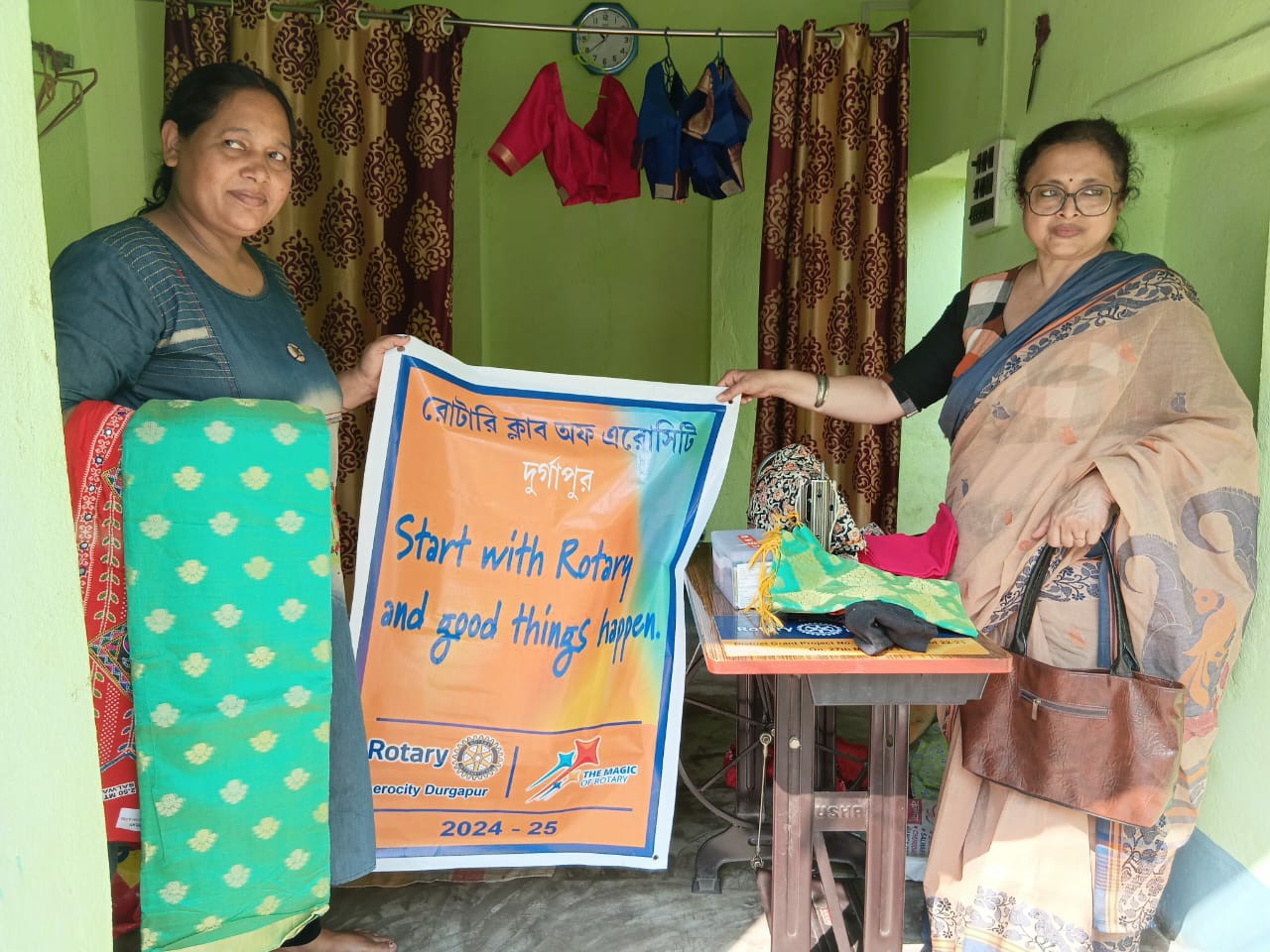 Read more about the article capital support to needy tailor at Gopalmath.