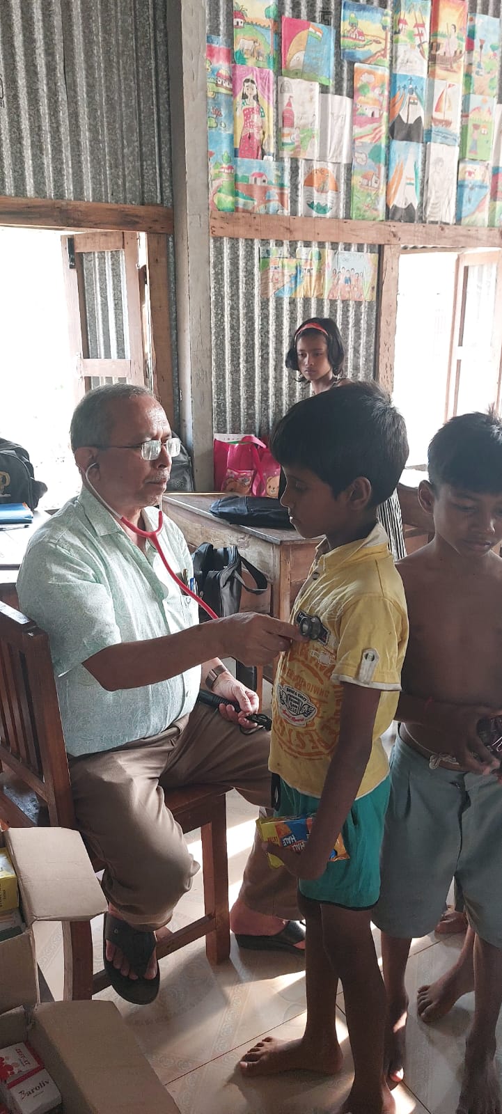Read more about the article Monthly health camp at shree ma aurovindo ashram