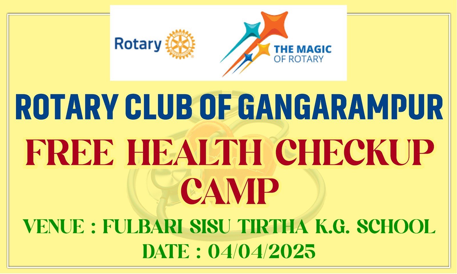 Read more about the article Free Health Checkup Camp