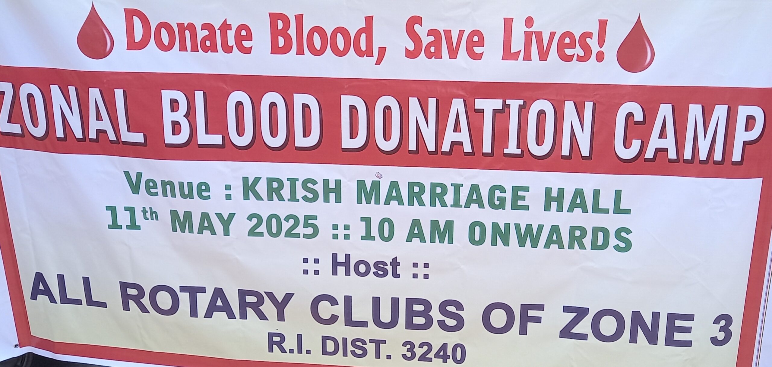 Read more about the article Zonal blood donation camp