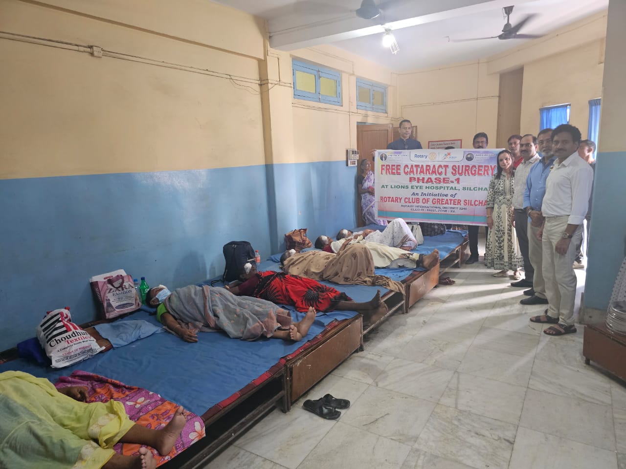 Read more about the article Supported 40 patients with Cataract Operation