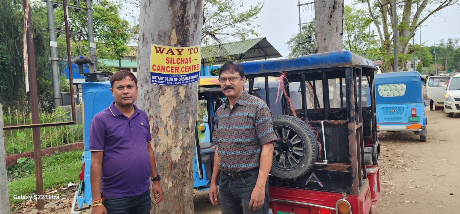 Read more about the article Installed Signages towards Silchar Cancer Centre