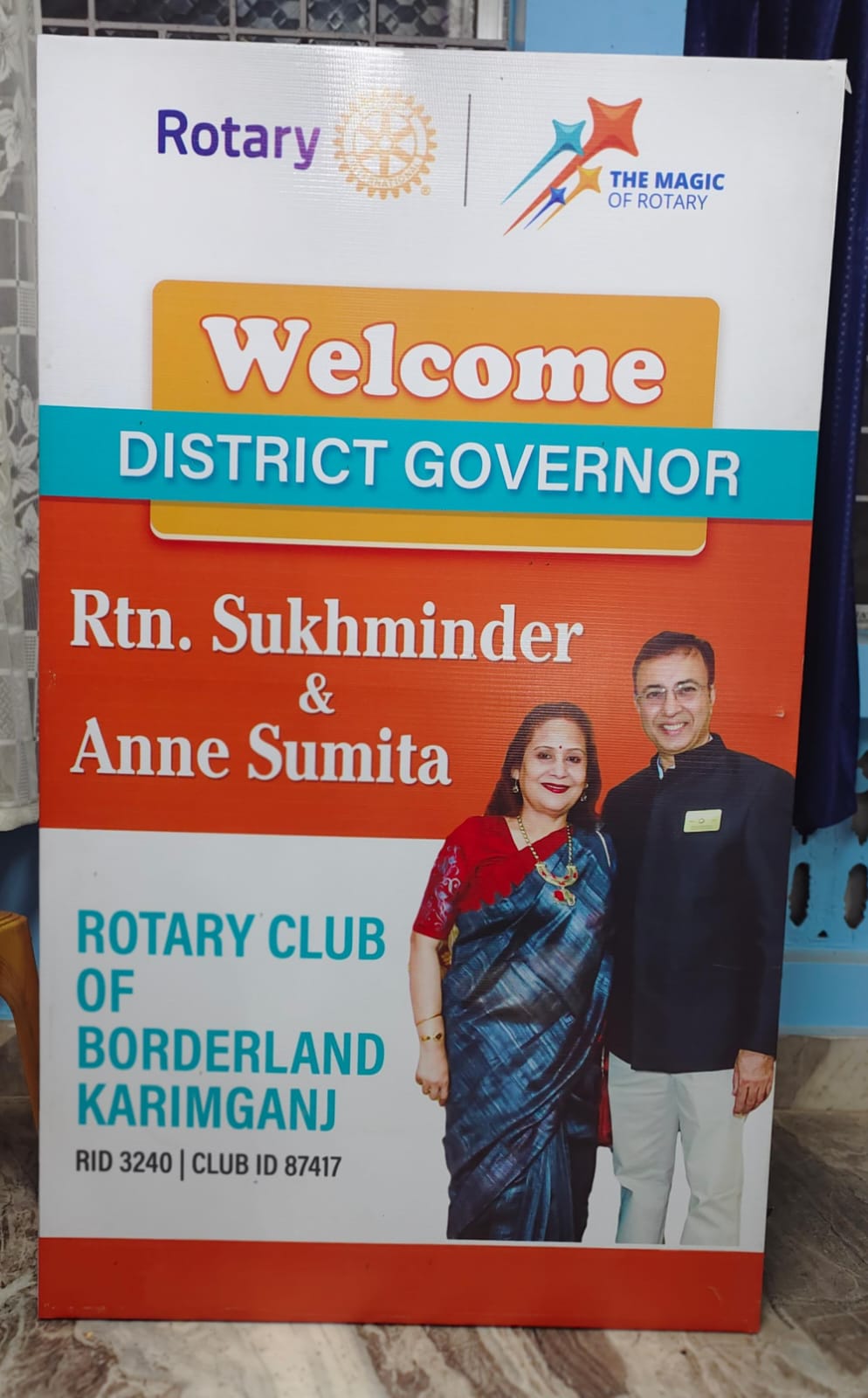 Read more about the article unveiling of welcome Board