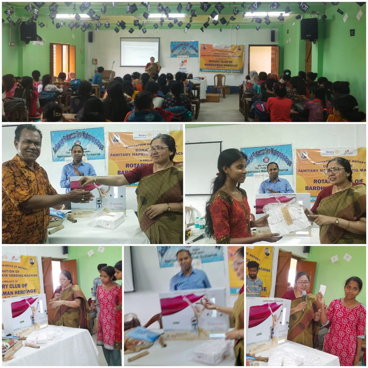 Read more about the article An initiative of Women Empowerment by donation of Sanitary Napkin Vending Machine
