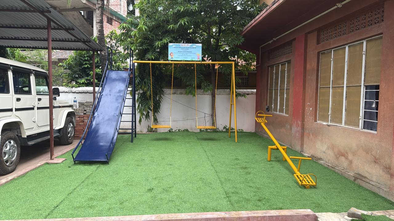 Read more about the article Rotary Club of Dimapur Gifts Play Area to VBIDH School