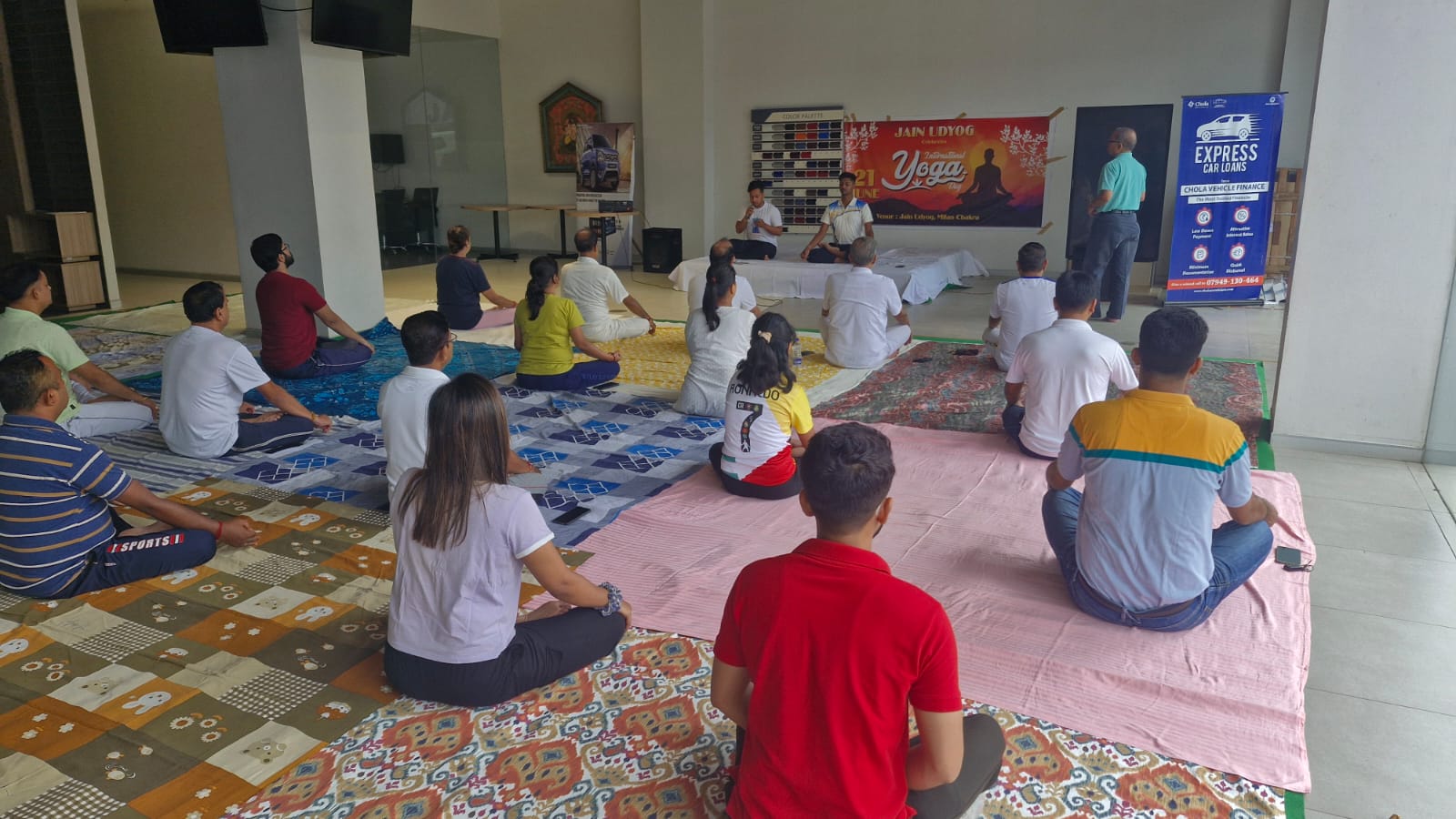 Read more about the article International yoga day celebration