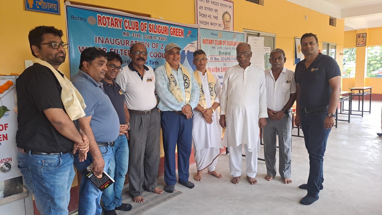 Read more about the article Fans & Water Cooler donated to Sarada Shishu School, Naxalbari